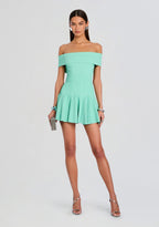 Erica Metallic Knit Dress