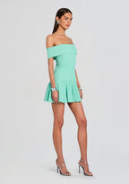 Erica Metallic Knit Dress