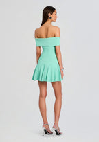 Erica Metallic Knit Dress