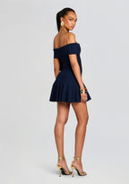 Erica Metallic Knit Dress