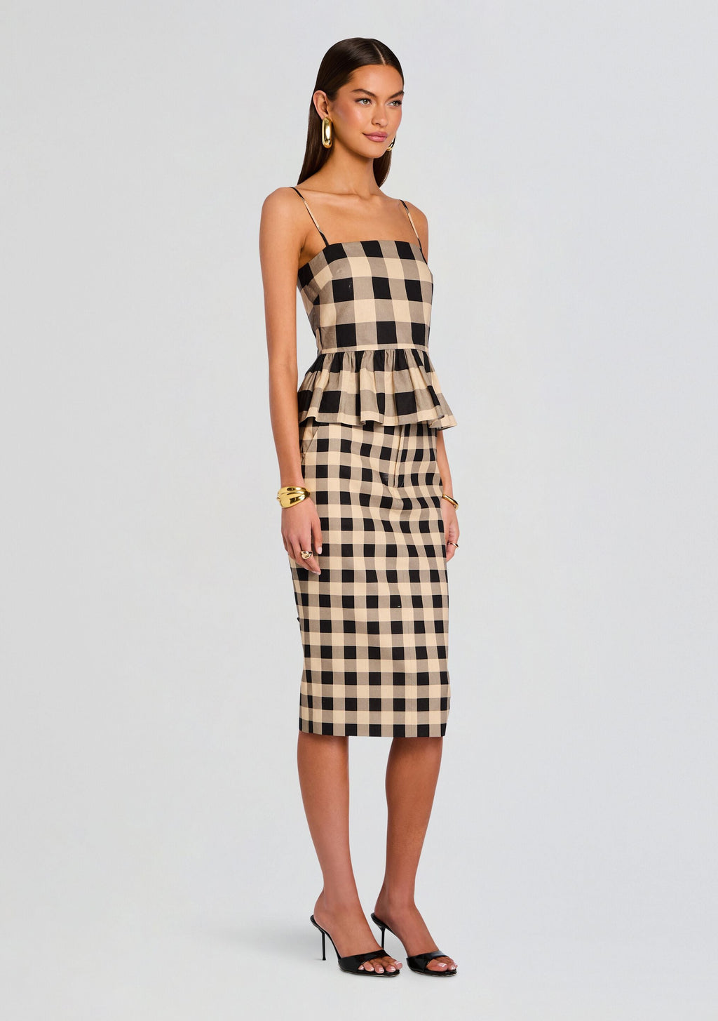 Carl Linen Midi Skirt