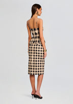 Carl Linen Midi Skirt