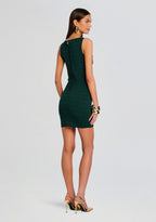 Erin Metallic Bandage Knit Dress