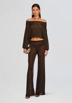 Felicity Metallic Knit Top