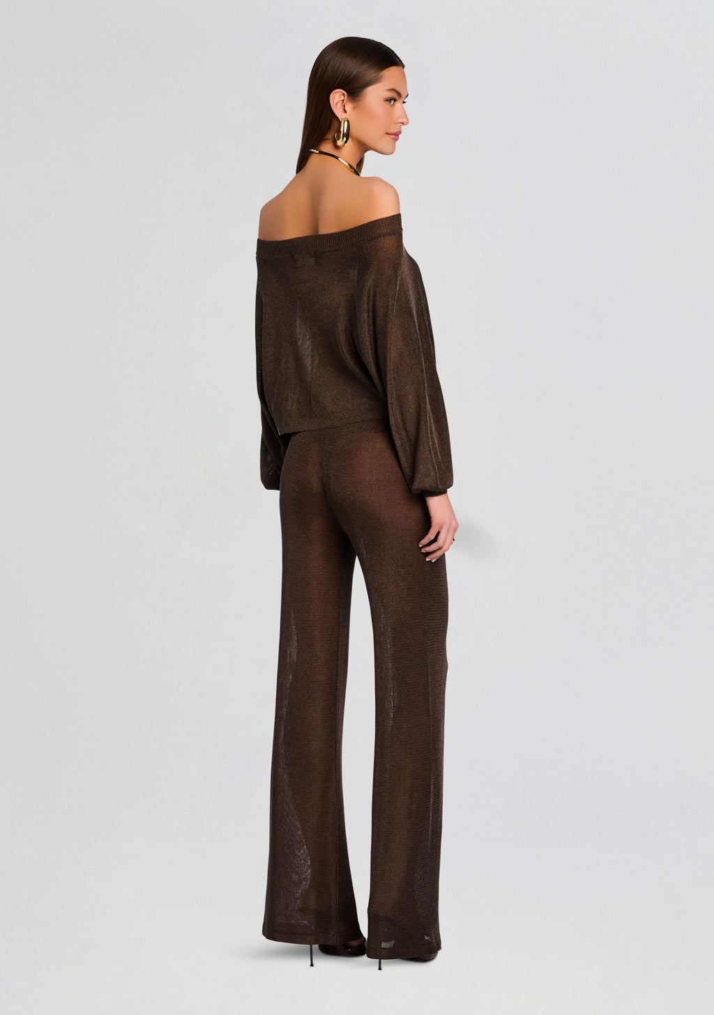 Felicity Metallic Knit Top