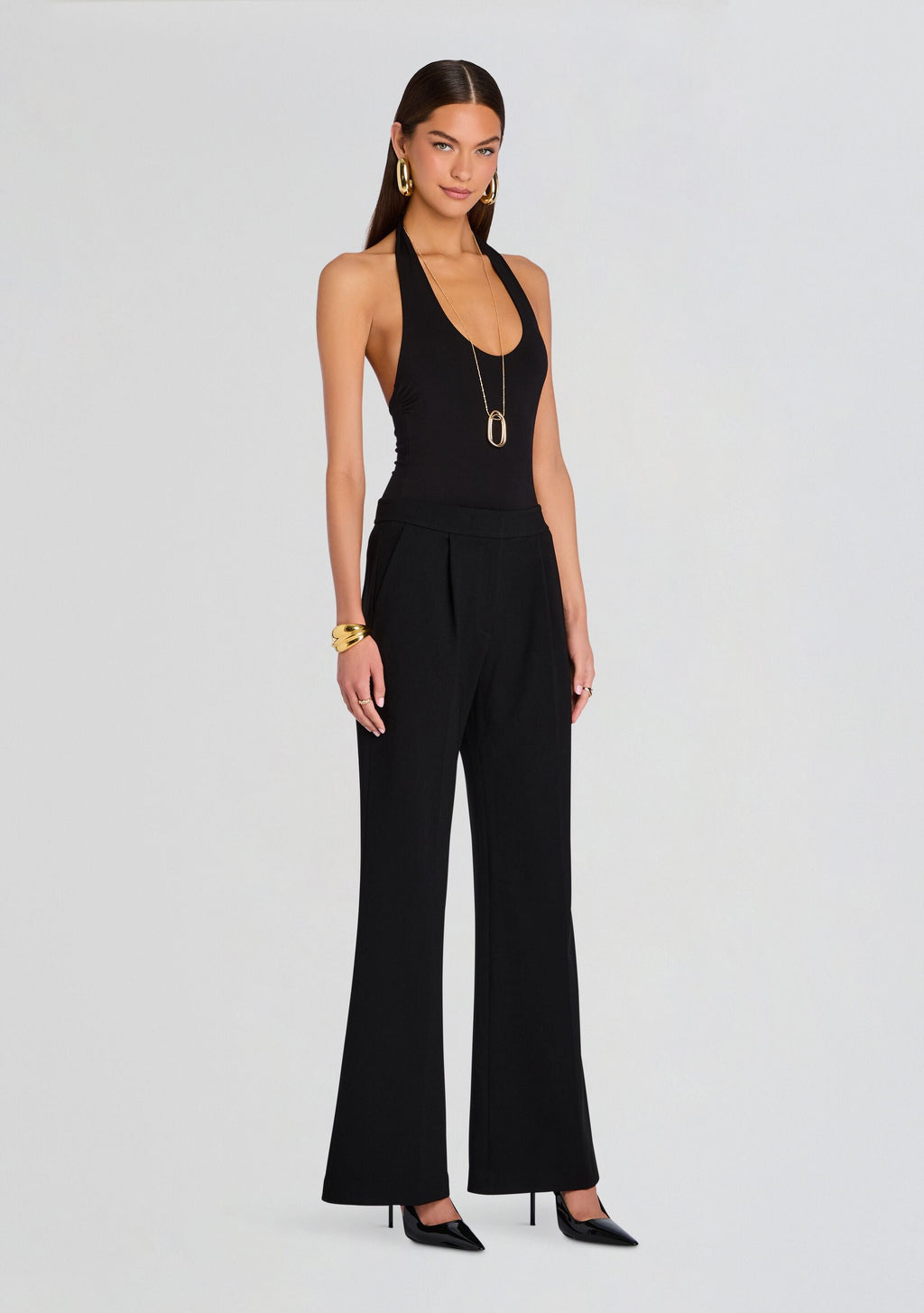 Bamboo Halter Bodysuit