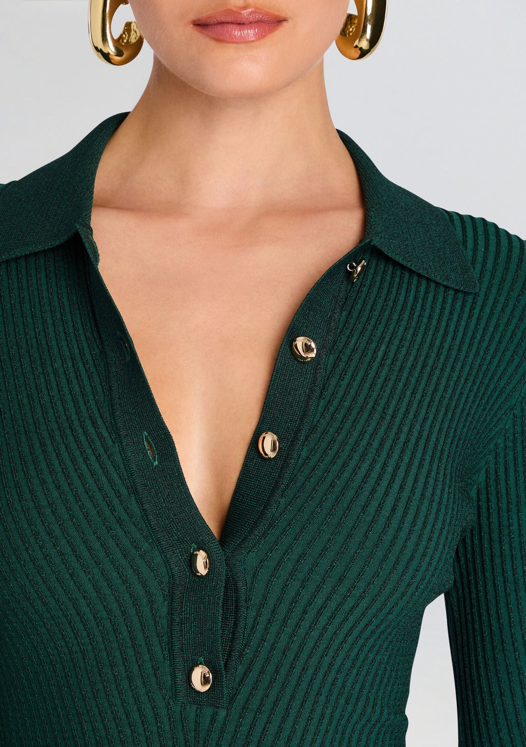 Buffy Metallic Knit Dress