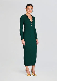 Buffy Metallic Knit Dress