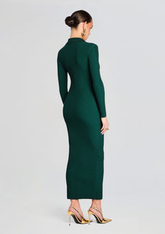 Buffy Metallic Knit Dress