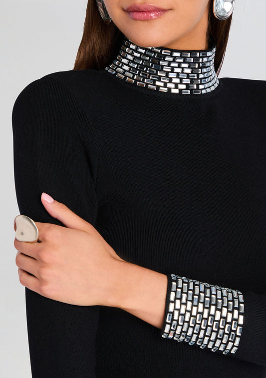 Corinth Embellished Knit Dress