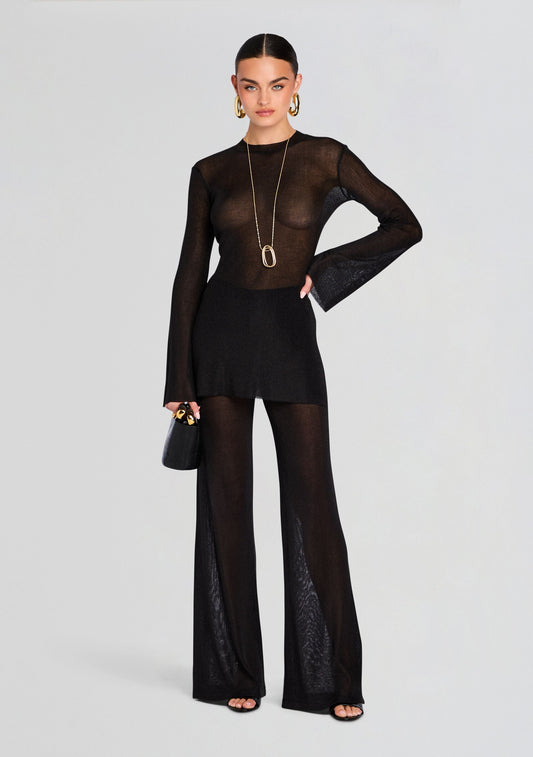 Sheldon Metallic Knit Pant