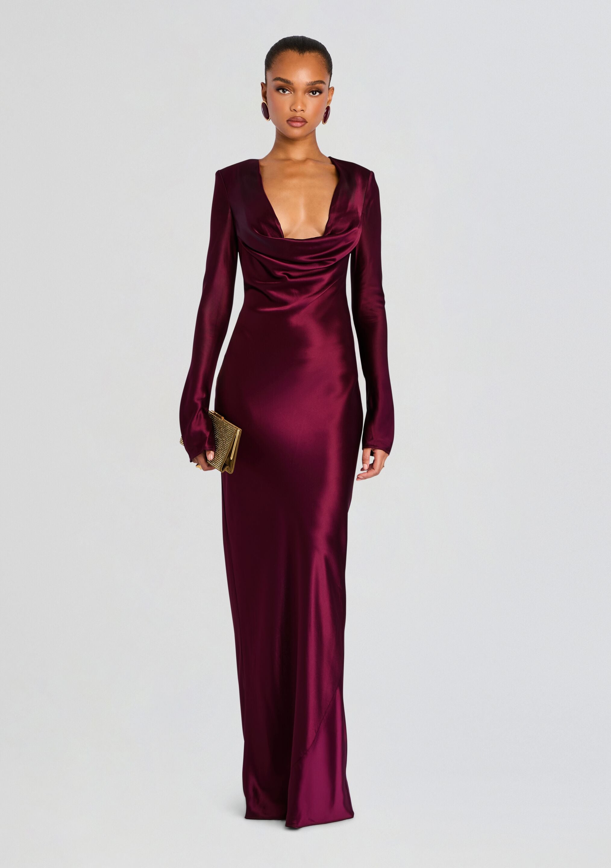 Anna Cowl Evening Dress