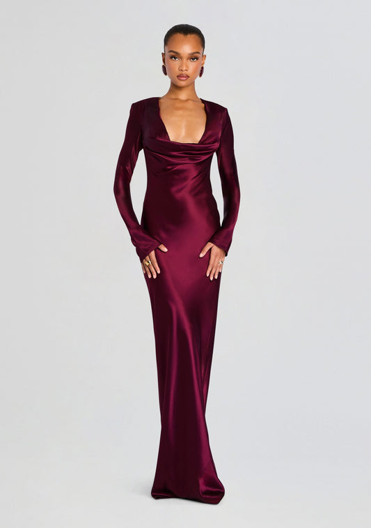Anna Cowl Evening Dress