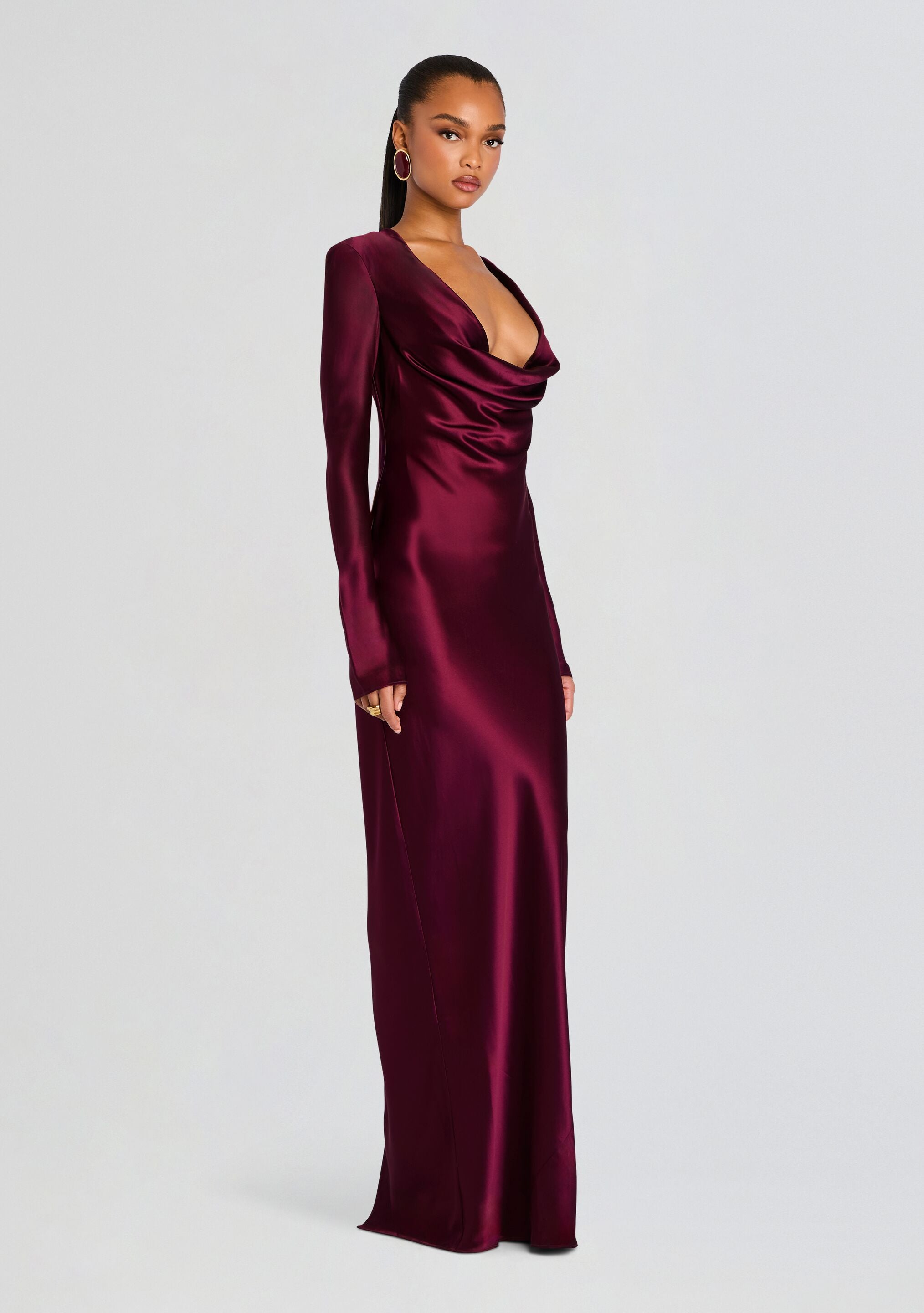 Anna Cowl Evening Dress