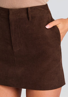 Azalea Corduroy Mini Skirt