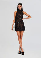 Banks Embellished Lace Dress