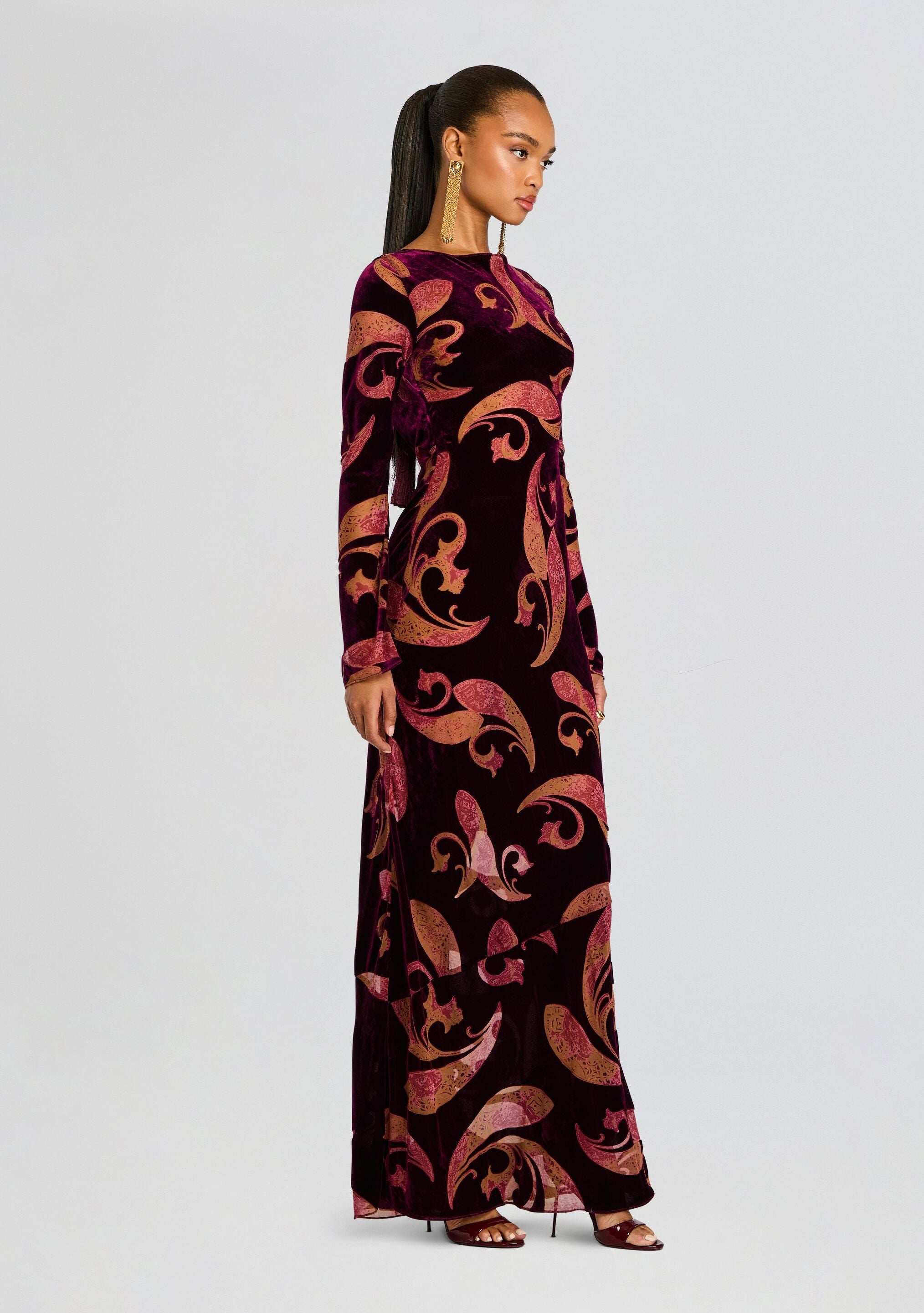 Iona Velvet Dress