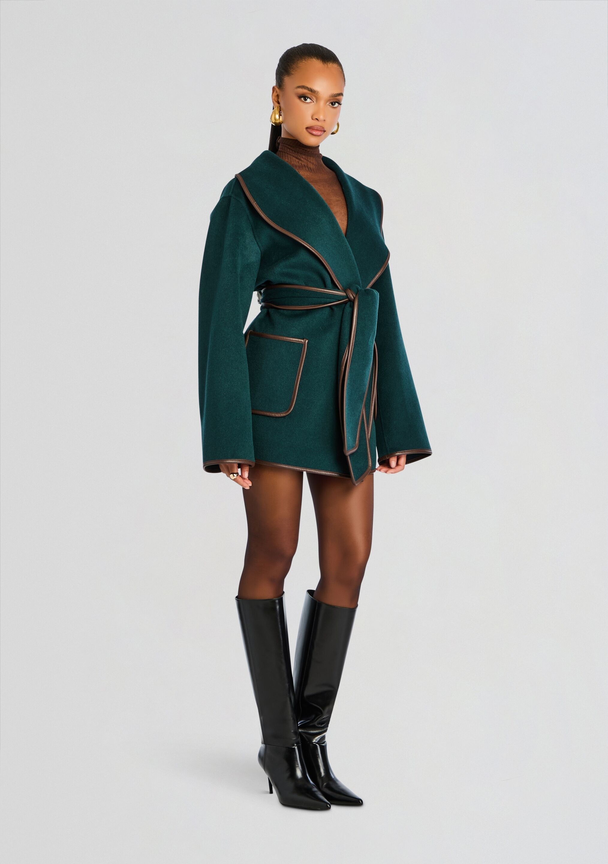 Dulcetta Wool Coat