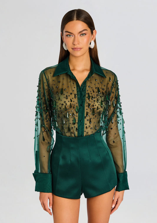 Aubriella Embellished Shirt