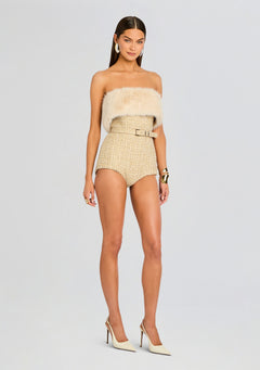 Concetta Tweed Romper