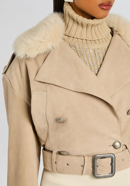 Rubee Suede Coat