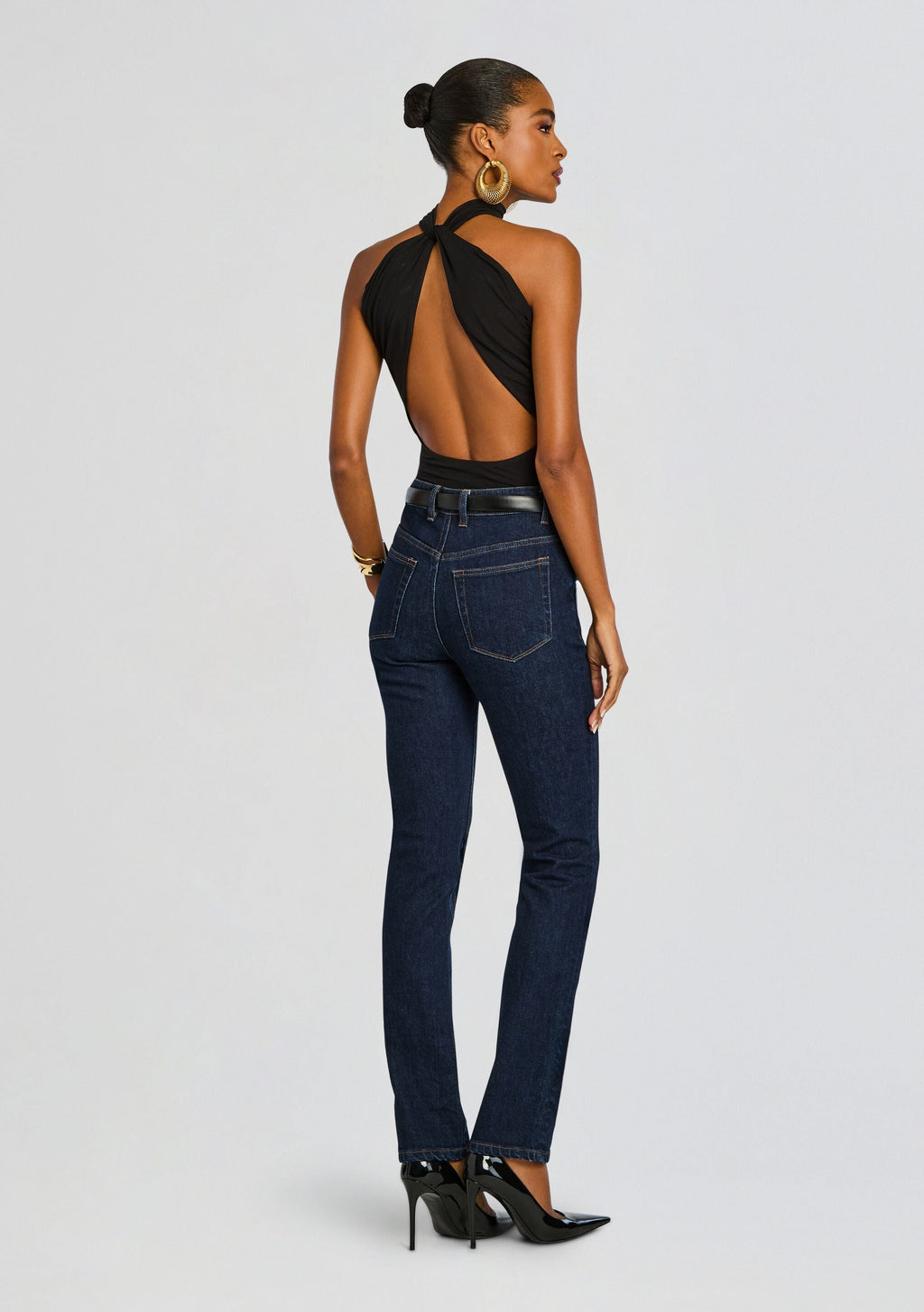 Bamboo Open Back Bodysuit