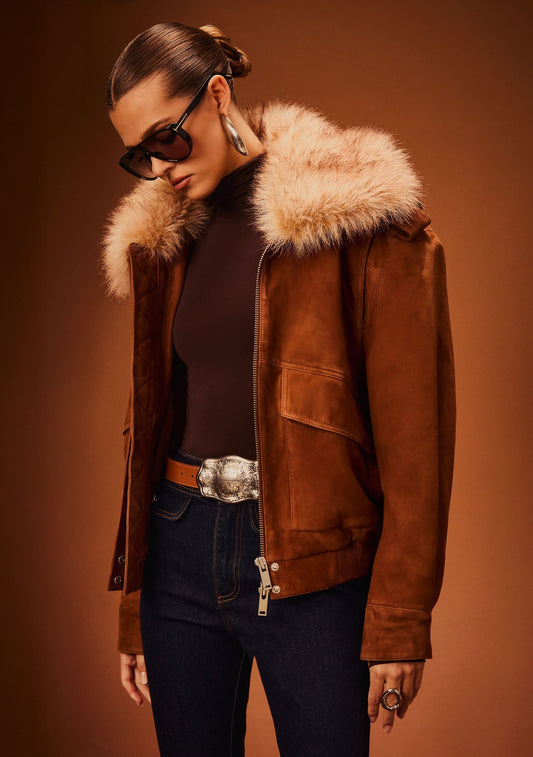 Erynn Suede Jacket