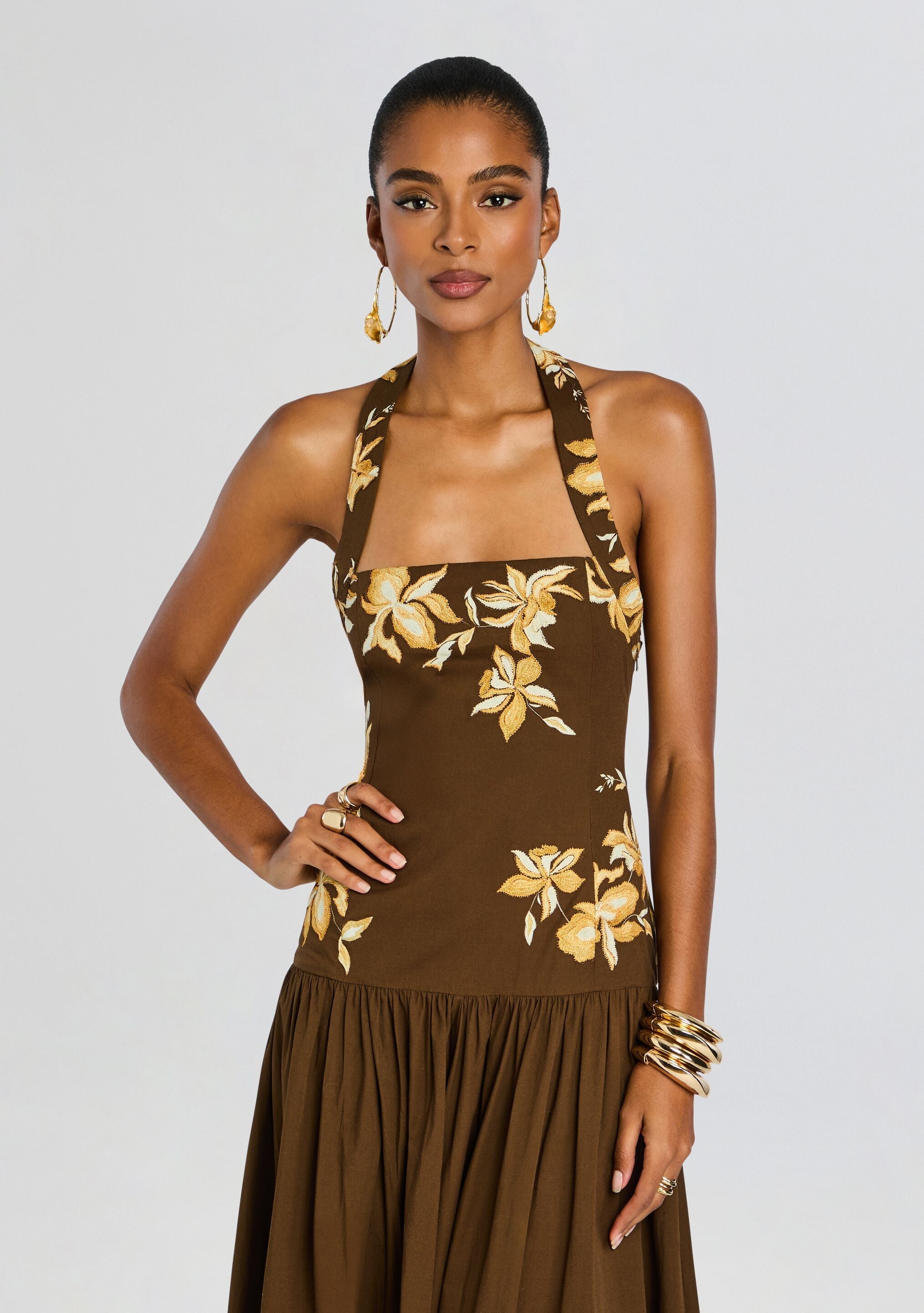 Bota Halter Maxi Dress
