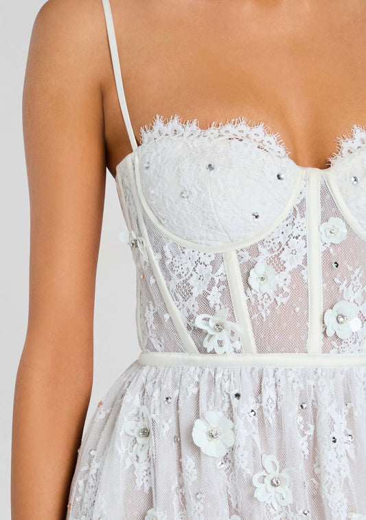 Noema Embellished Lace Dress