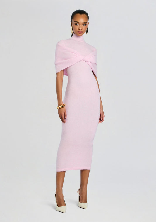 Wisteria Knit Midi Dress