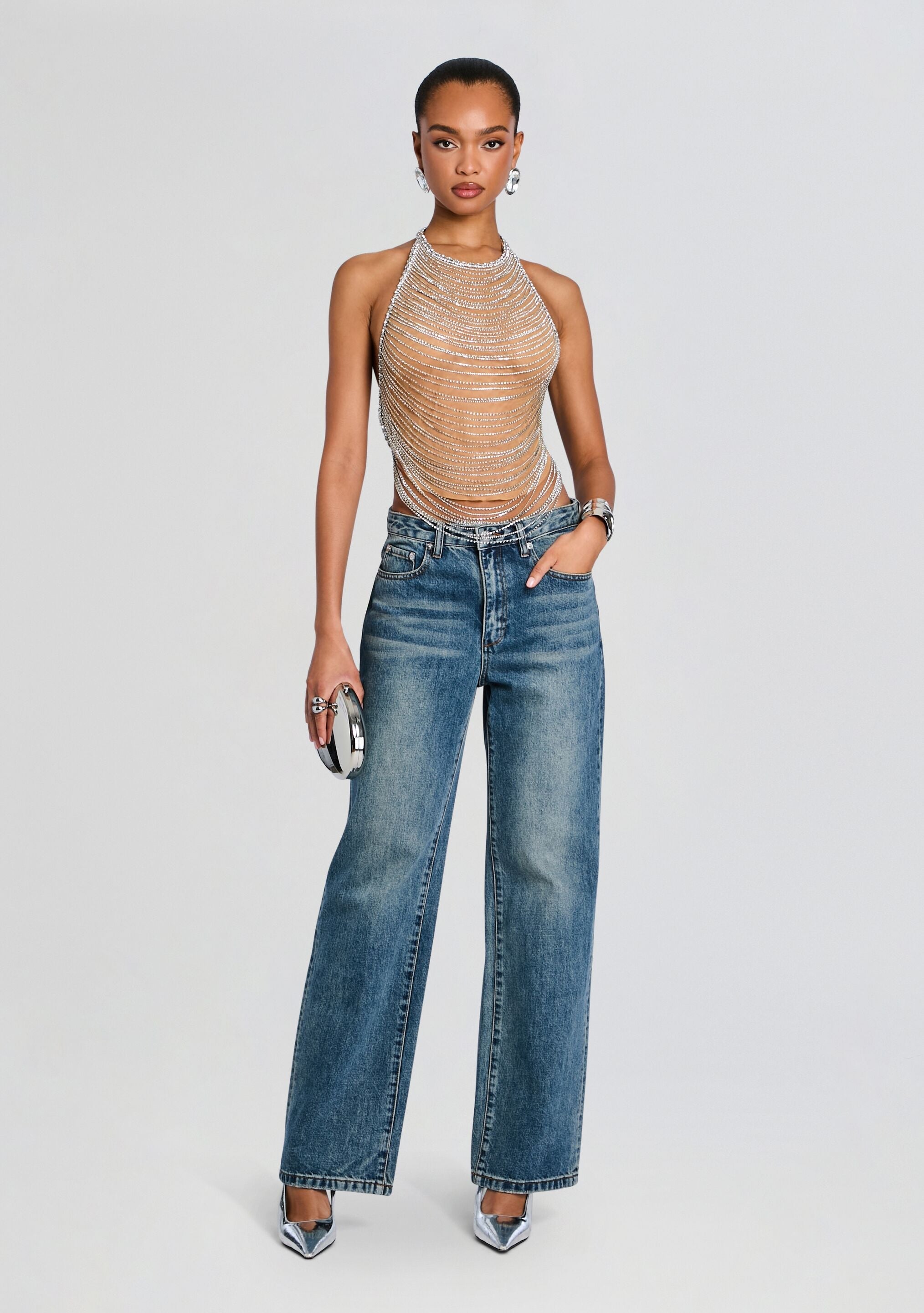 Delaney Embellished Top