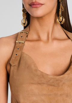 Windsor Suede Top