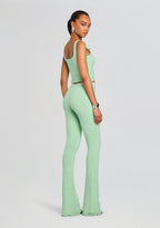Aloe Metallic Rib Knit Top