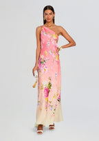 Avya One Shoulder Sash Dress
