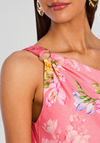 Avya One Shoulder Sash Dress