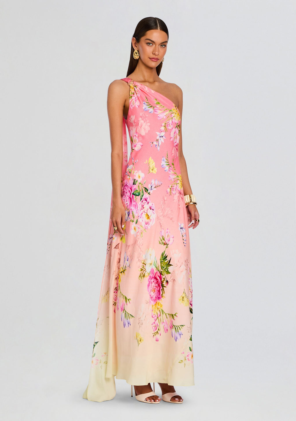 Avya One Shoulder Sash Dress