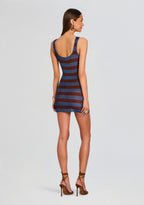Benni Metallic Knit Mini Dress