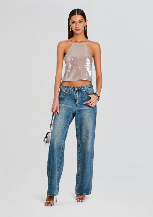 Norma Sequin Top