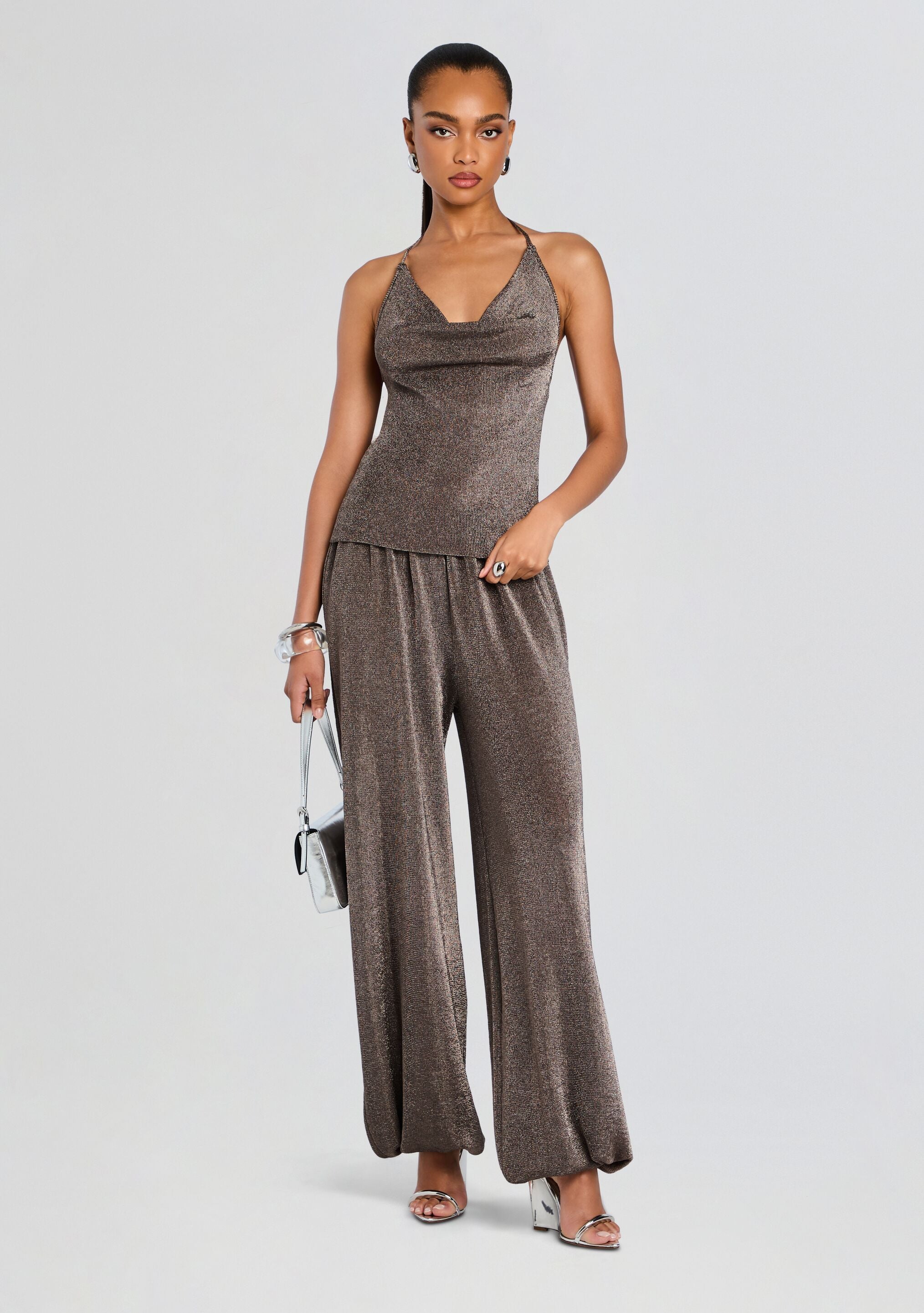 Esmerelda Metallic Knit Top