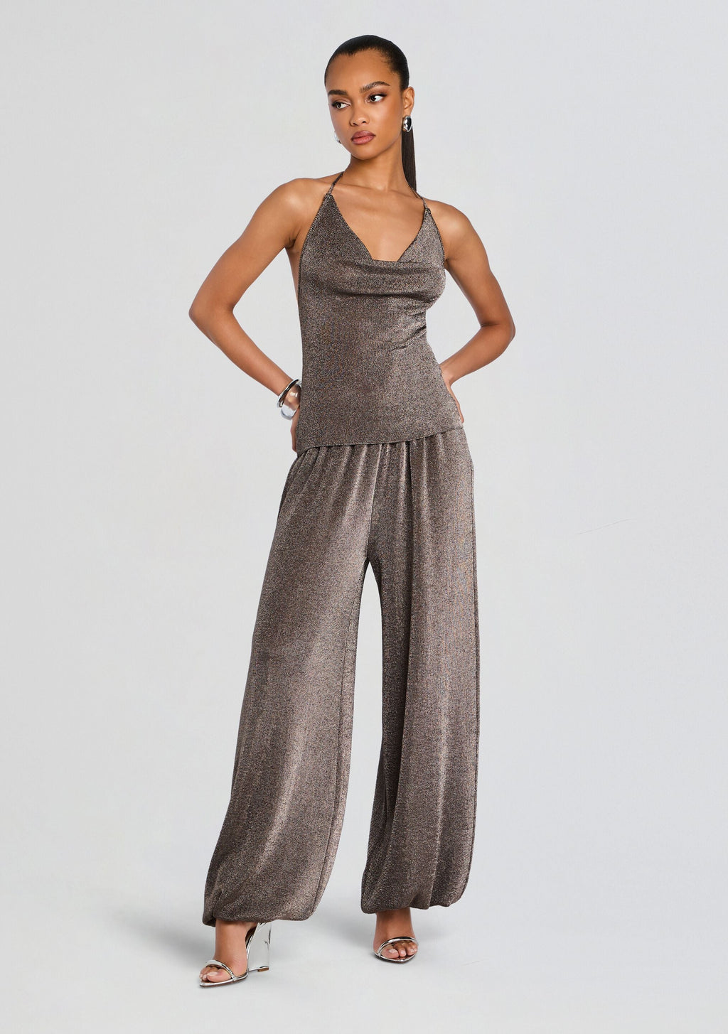 Esmerelda Metallic Knit Top