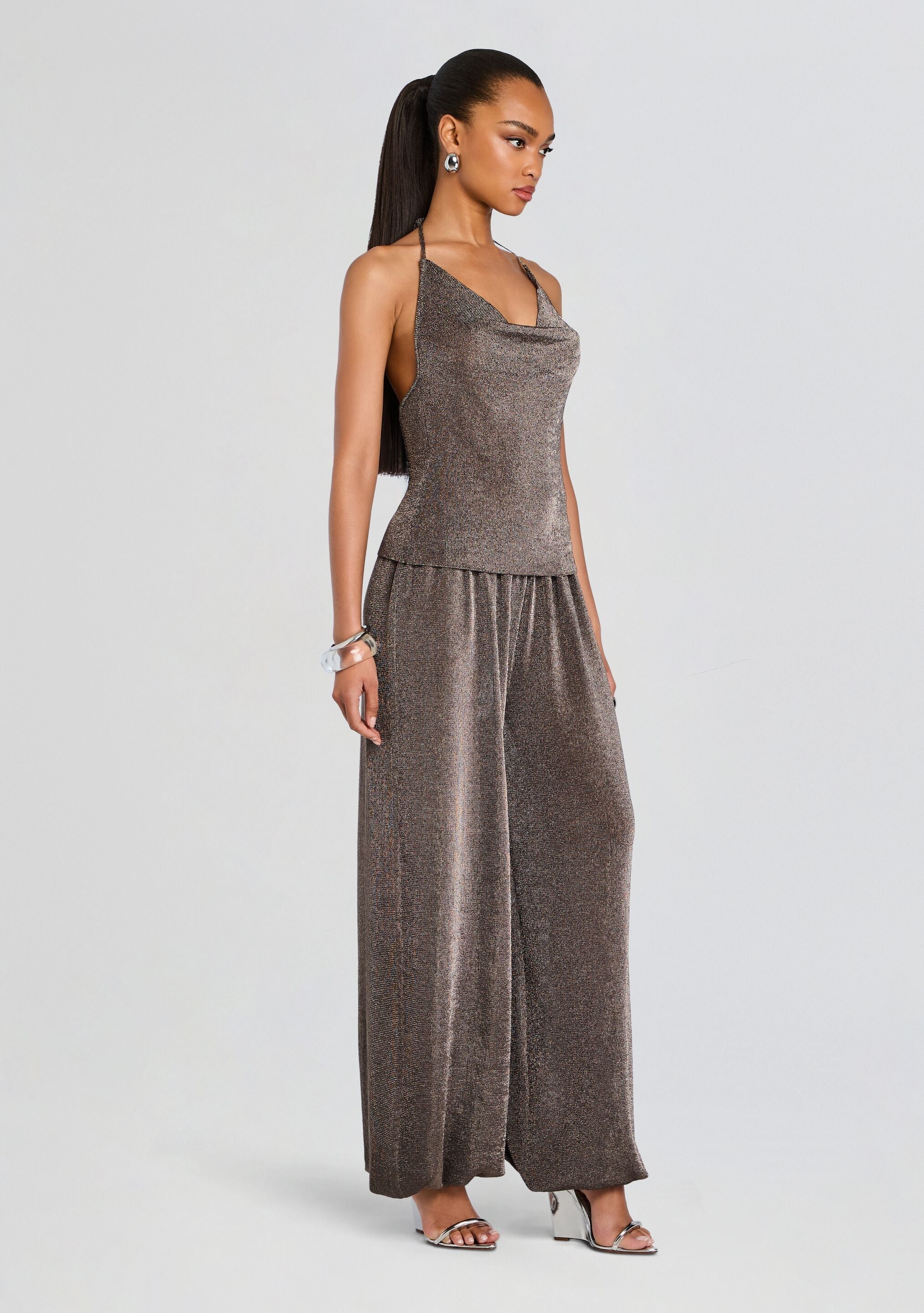 Esmerelda Metallic Knit Top