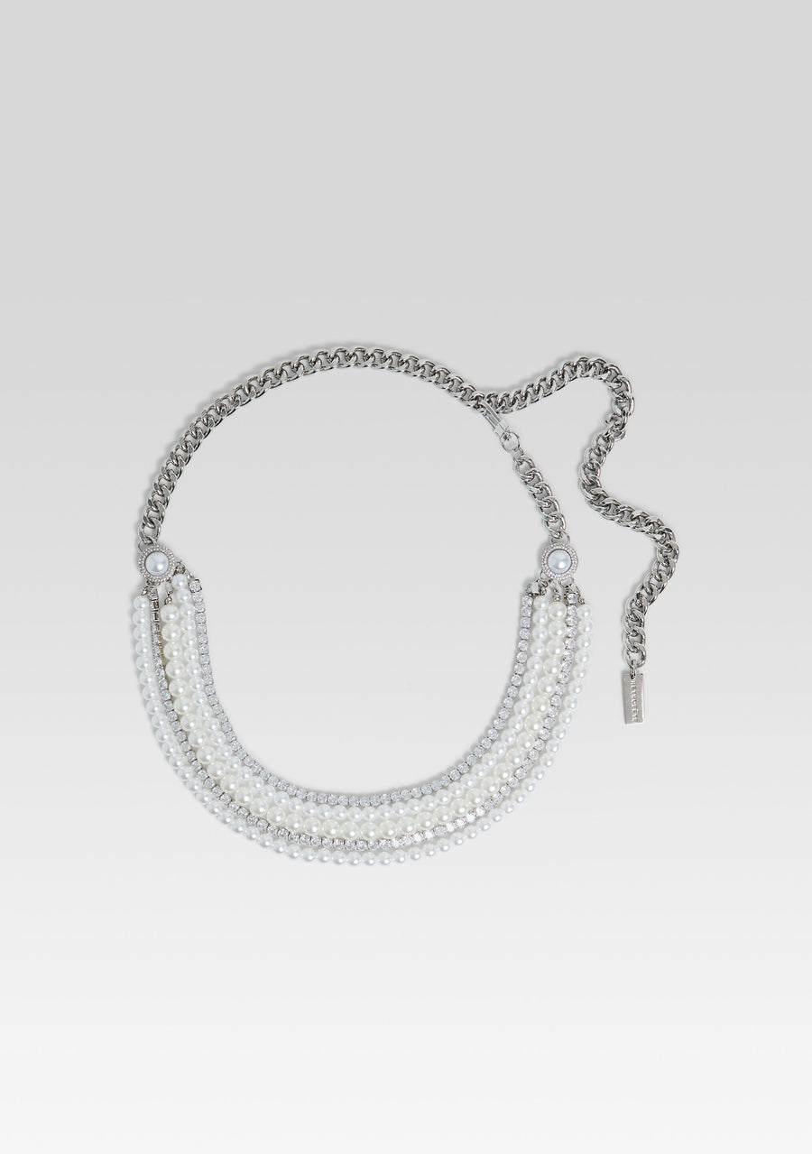 Chloe Pearl Chain Belt