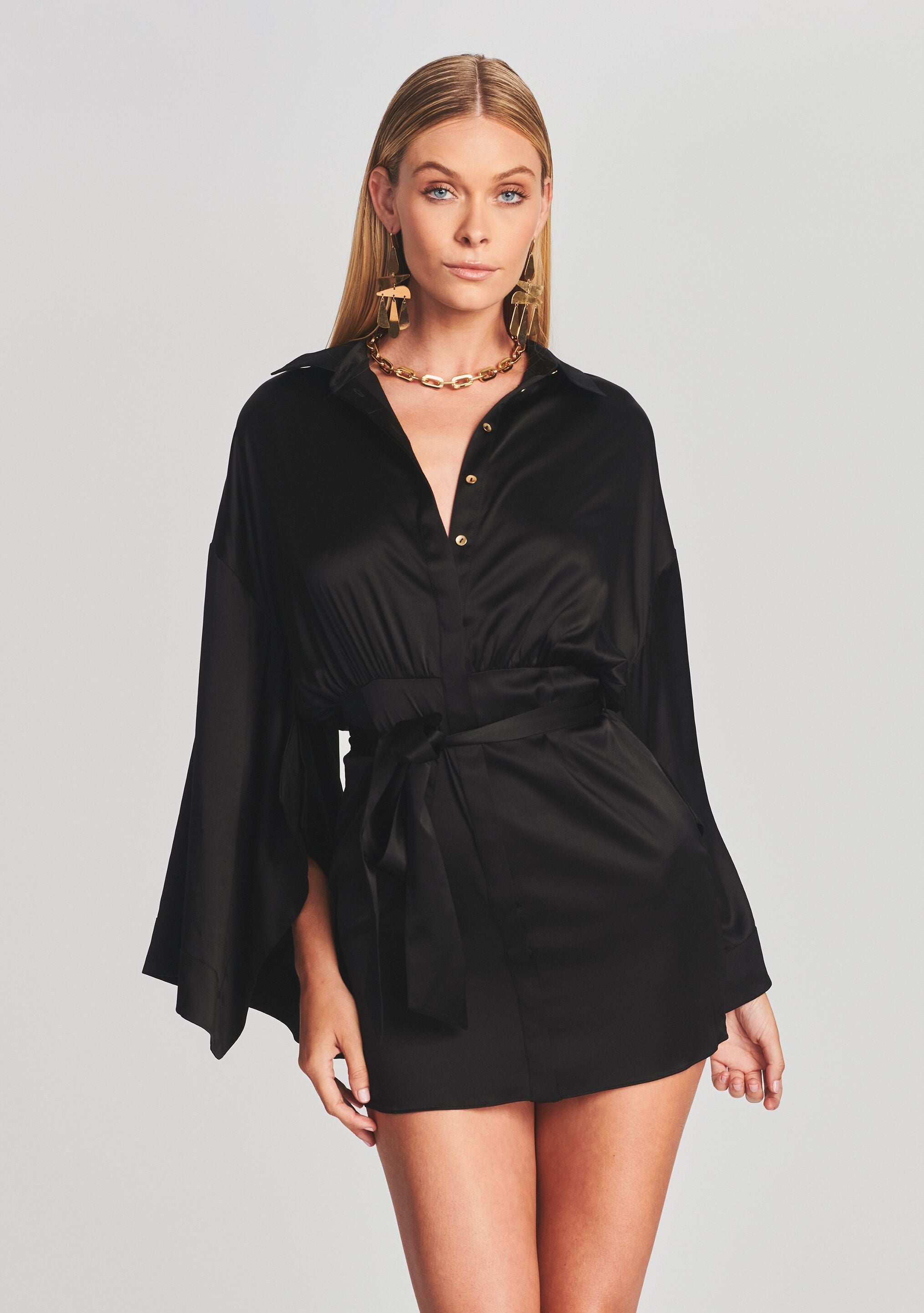 Scottie Silk Dress