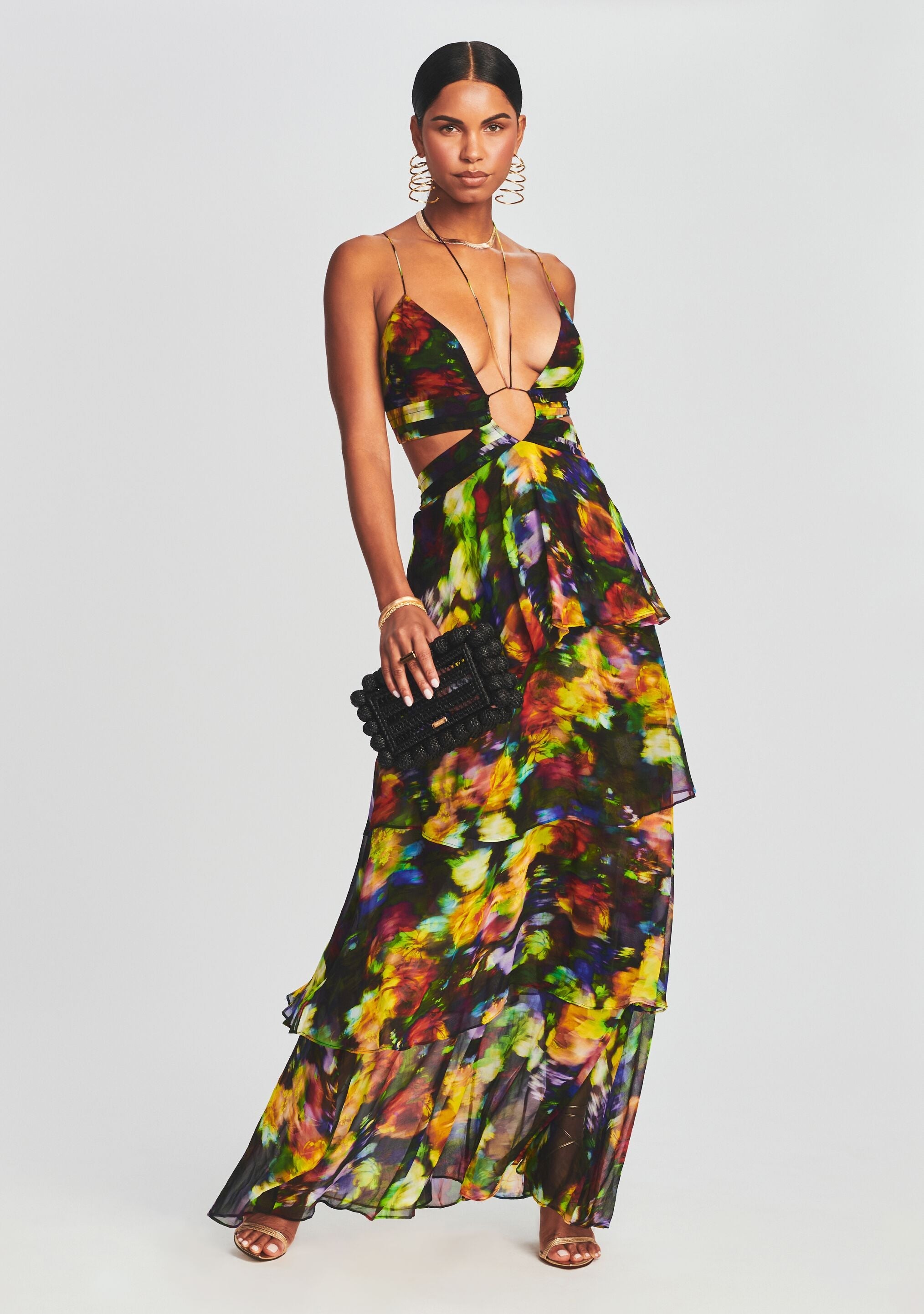 Paulina Silk Chiffon Dress
