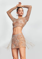 Beatrix Sequin Skirt