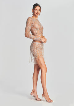 Beatrix Sequin Skirt