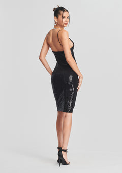 Amber Sequin Knit Dress