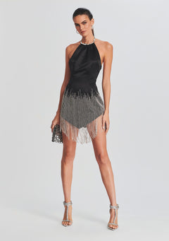 Eos Embellished Fringe Dress