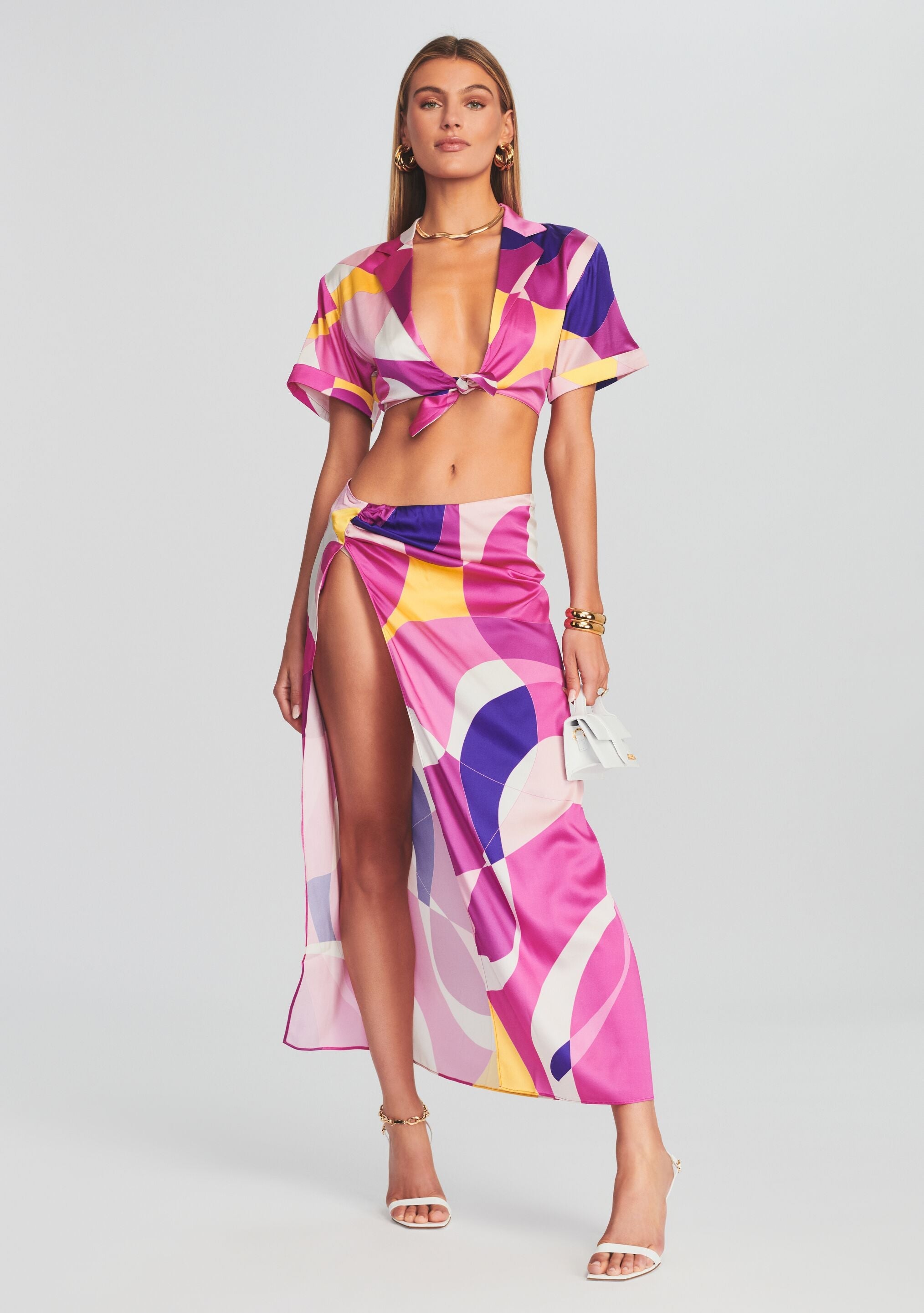 Gav Silk Skirt