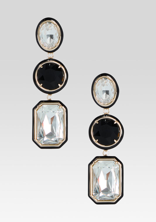 Camille Gemstone Drop Earrings
